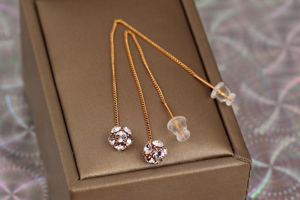 Серьги продевки Xuping Jewelry Капитошка 7,8 см Золотистый (1810442124)