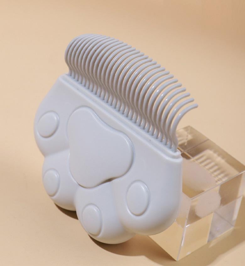 Гребінець для вичісування шерсті домашніх тварин 10807 9х10 см Сірий (4569784)