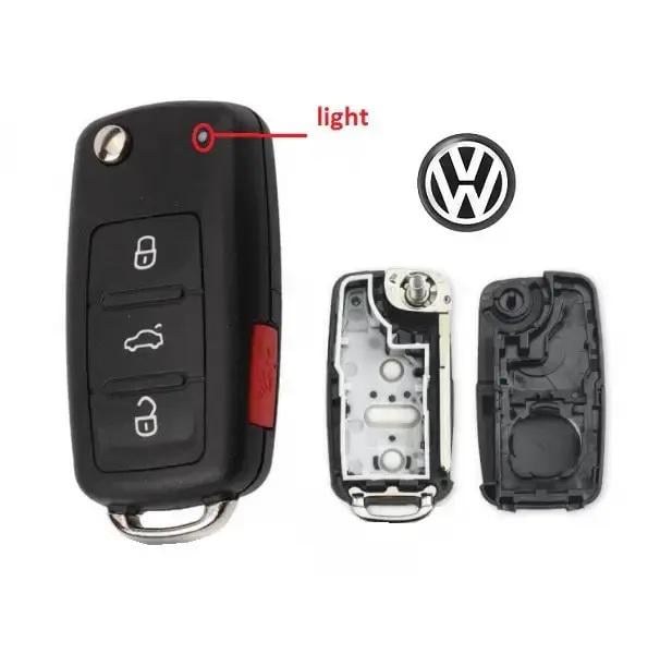 Корпус выкидного автоключа для Volkswagen KS28A (400548) - фото 2