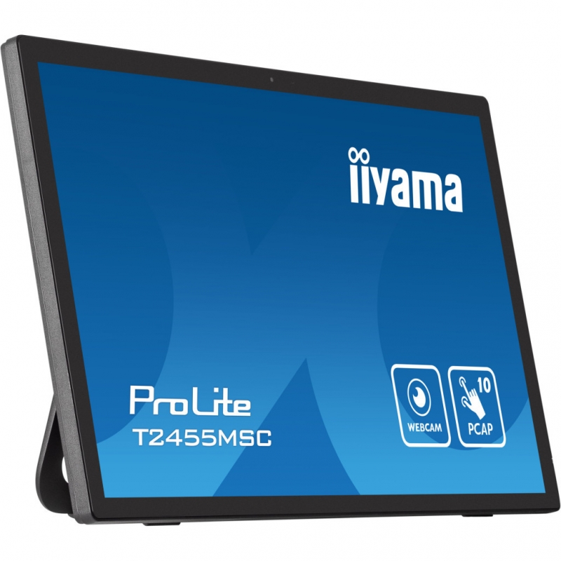 Монитор сенсорный iiyama T2455MSC-B1 IPS 1920x1080 Full HD 24" 2W (26832352) - фото 5