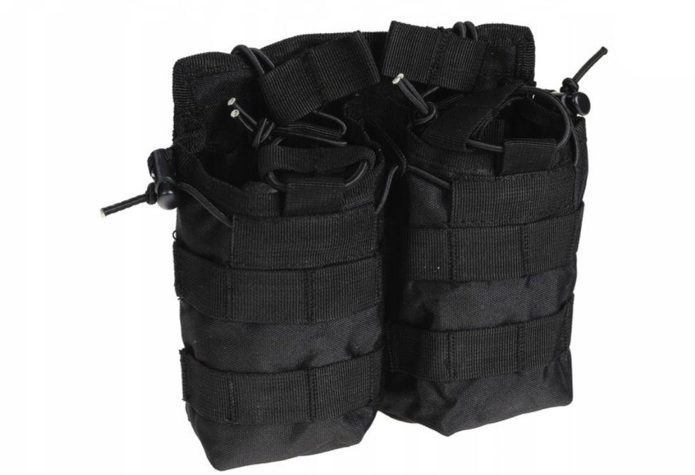 Сумка для магазинов 7,62 AK M14 Molle двойная Black