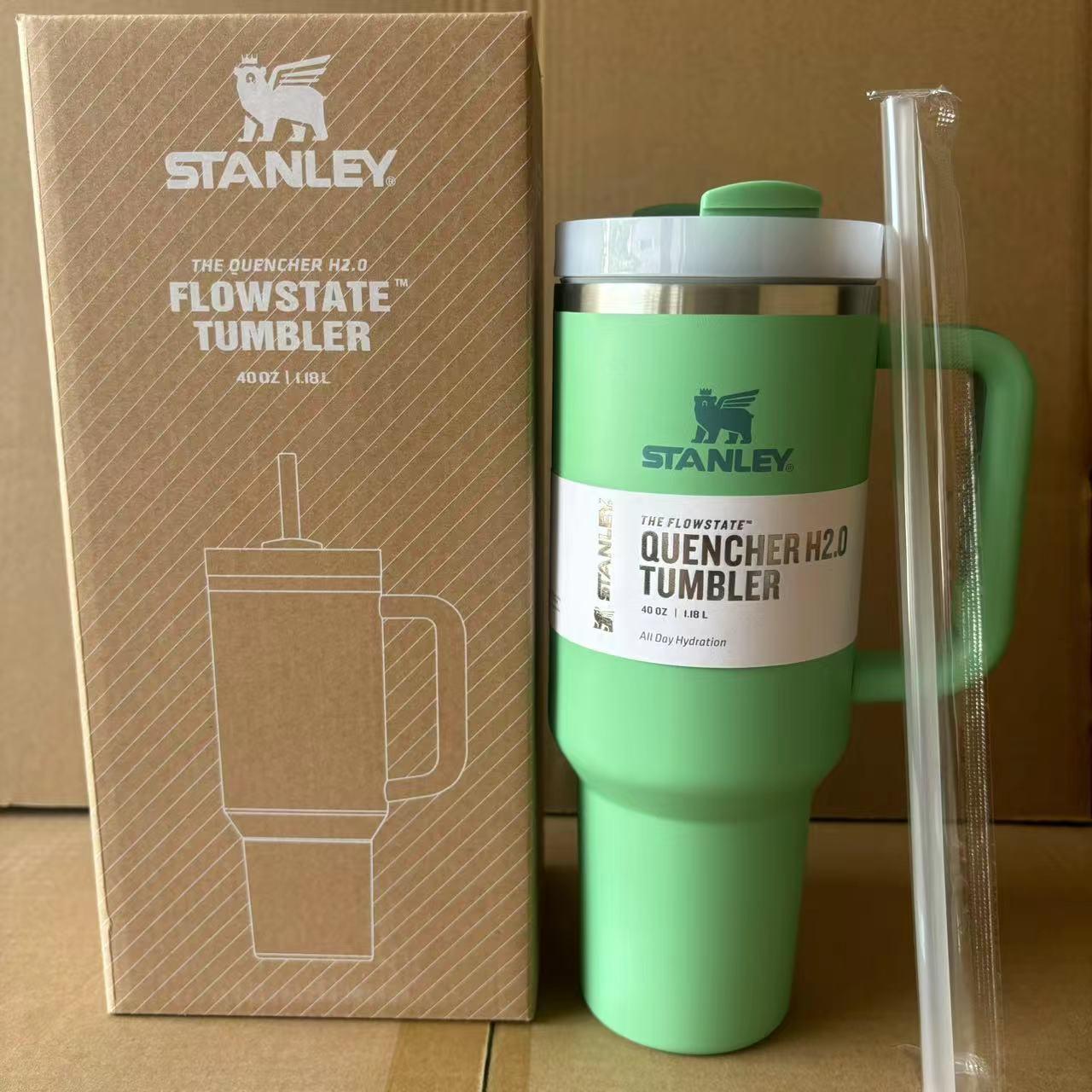 Термочашка Stanley Quencher H2.0 Tumbler из нержавеющей стали 1,18 л Jade Green (KT6007813)