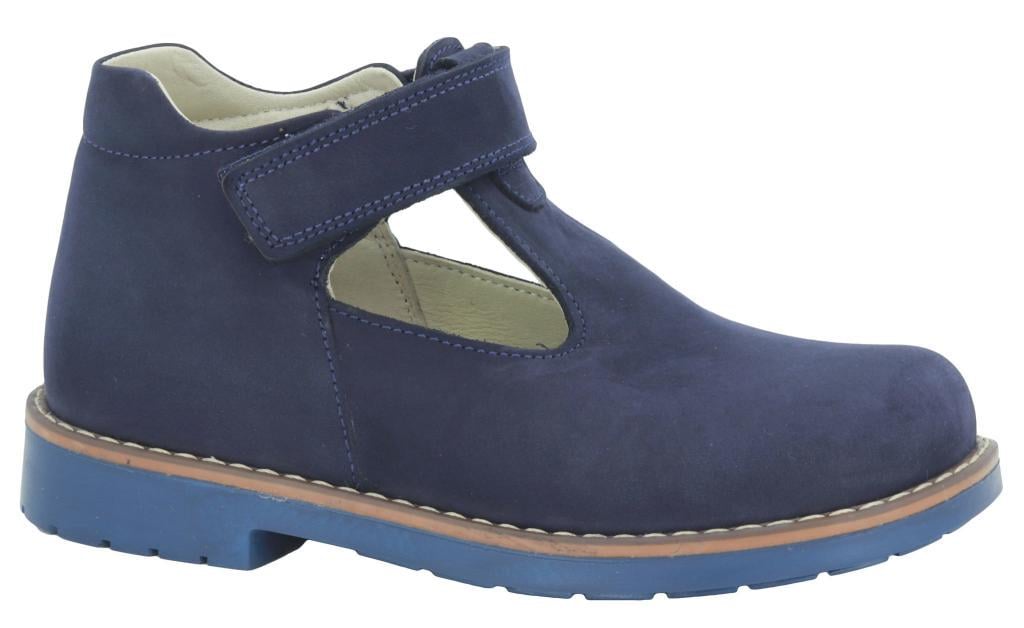 Туфли Topitop для мальчиков 2040 нубук р. 27 Темно-синий