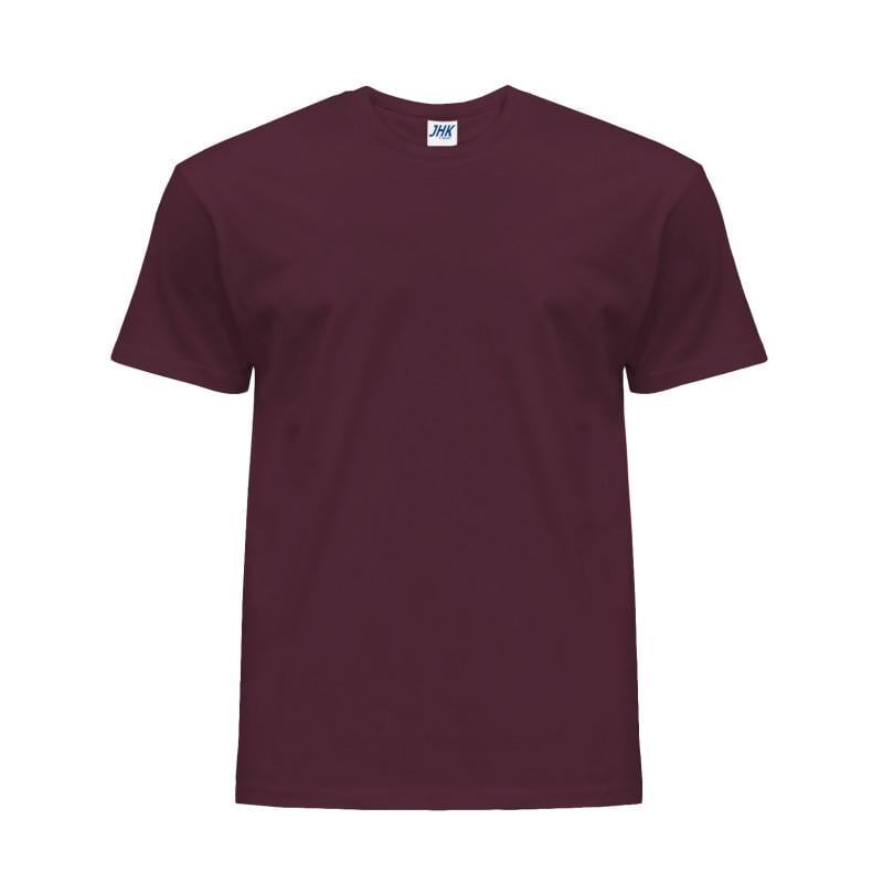 Футболка JHK COMBED T-SHIRT L Бордовый (BU)