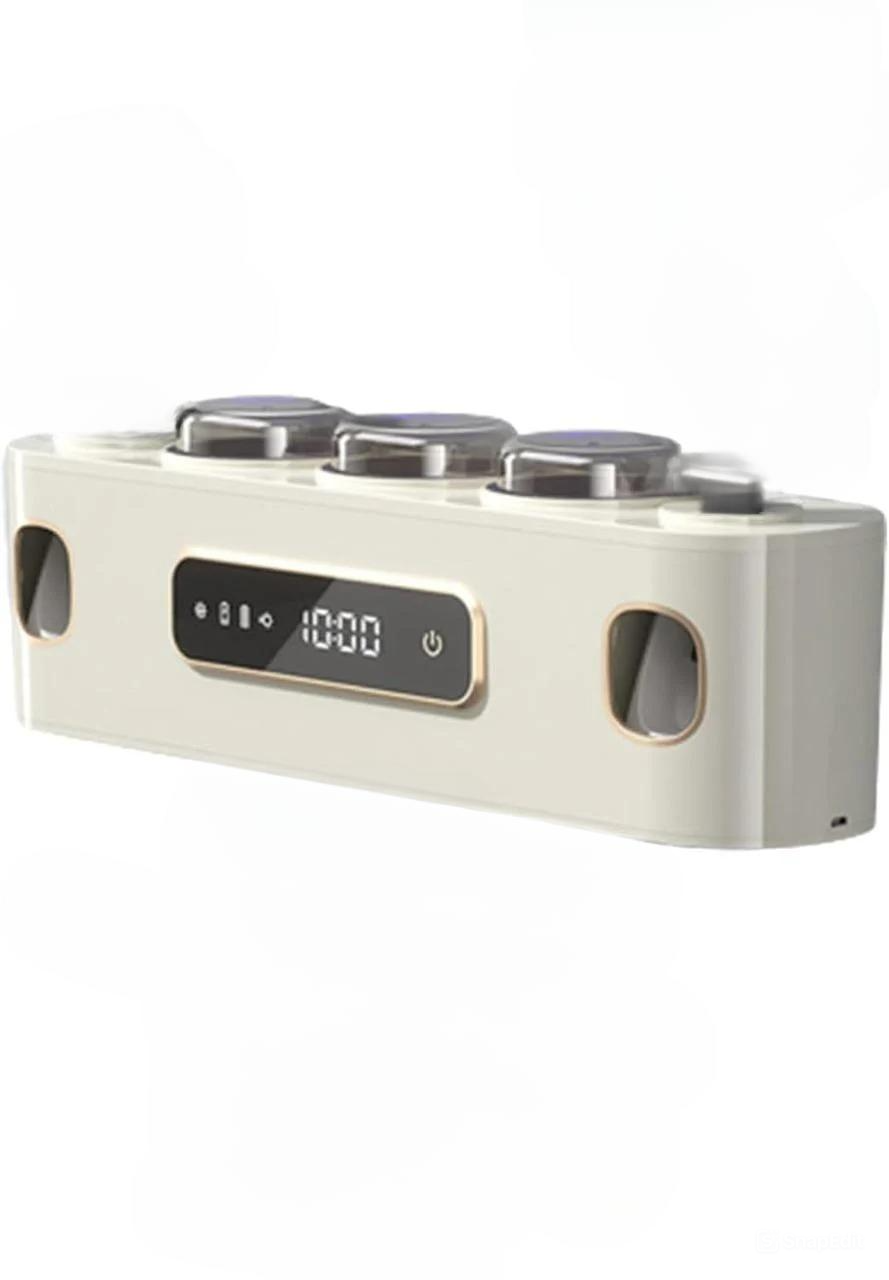 Держатель для зубных щеток с УФ стерилизацией и сушкой настенный Белый (2334440830)