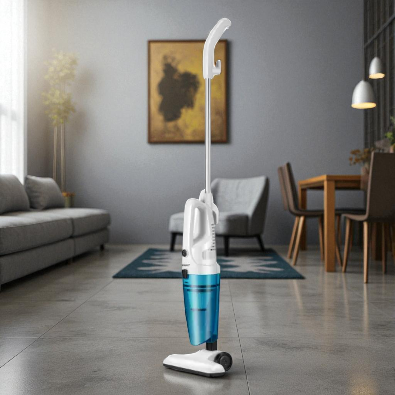 Пилосос вертикальний колбовий зі знімною ручкою Sokany SK-13013 2в1 для сухого прибирання 900 Вт Блакитний/Білий - фото 5 Пилосос вертикальний колбовий зі знімною ручкою Sokany SK-13013 2в1 для сухого прибирання 900 Вт Блакитний/Білий - фото 5