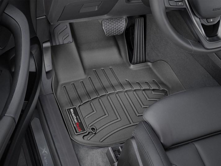 Килимки автомобільні передні лайнери WeatherTech 4412731 BMW X3/X4 2018 Чорний (1185135166)