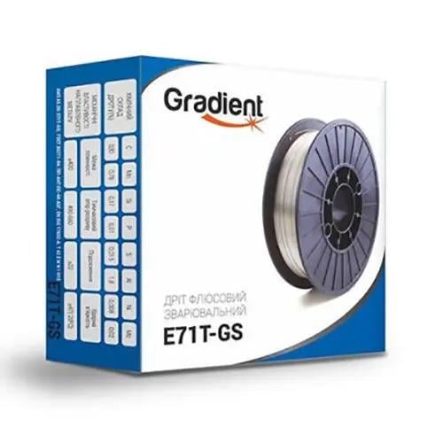 Зварювальний дріт Gradient E71T-GS для напівавтомату (14903729)