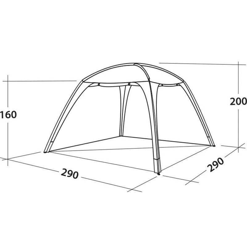 Шатер Easy Camp Day Lounge Granite Grey (929596) - фото 10