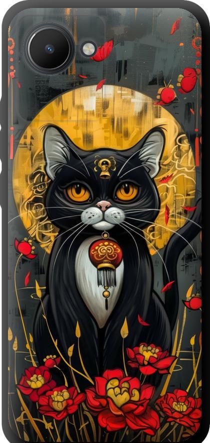 Чехол на Realme C30 China Cat (6134b-2700-42517) Чехол на Realme C30 China Cat (6134b-2700-42517)
