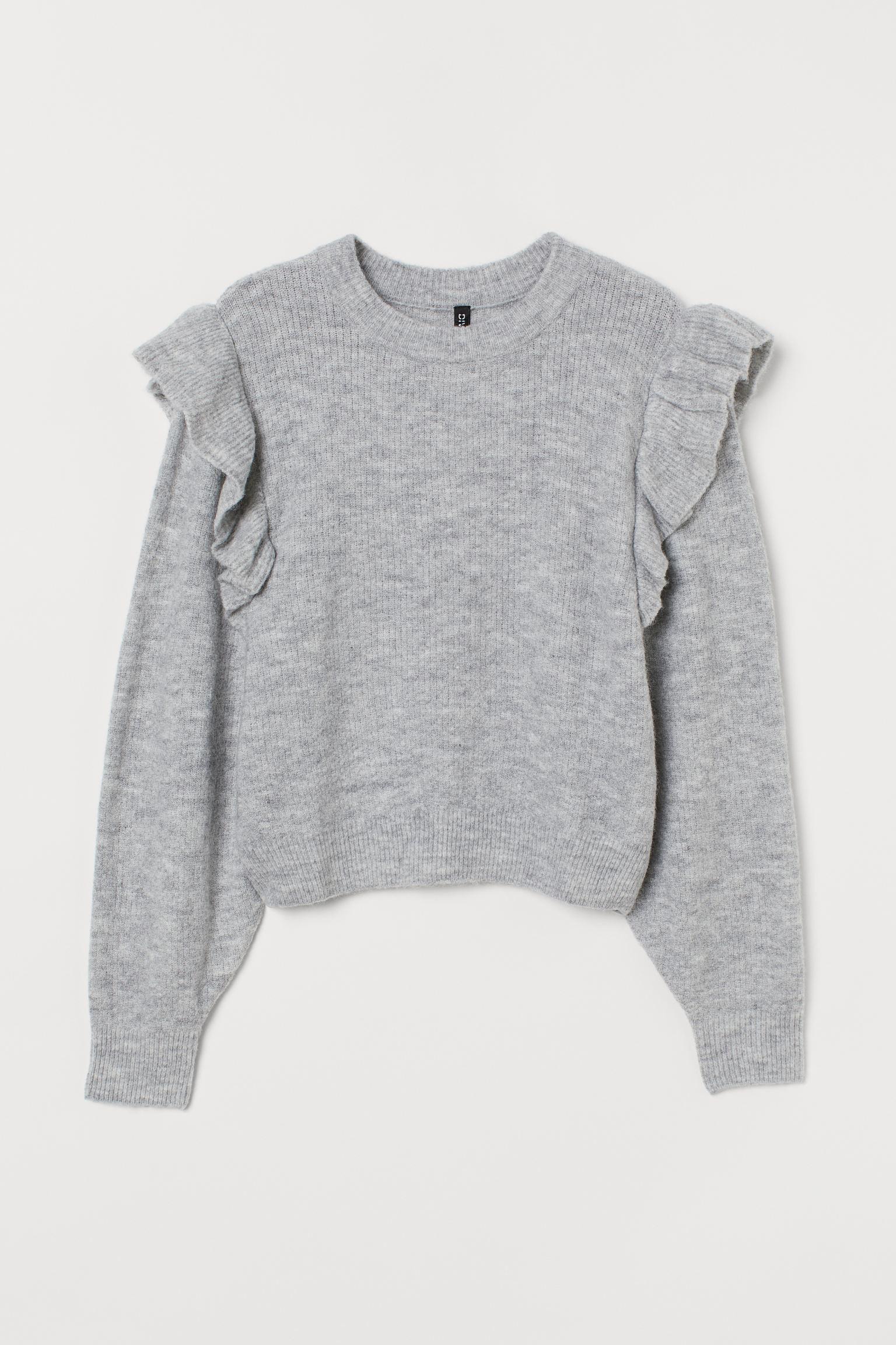 Джемпер H&M XL Cвітло-сірий (4109282362)