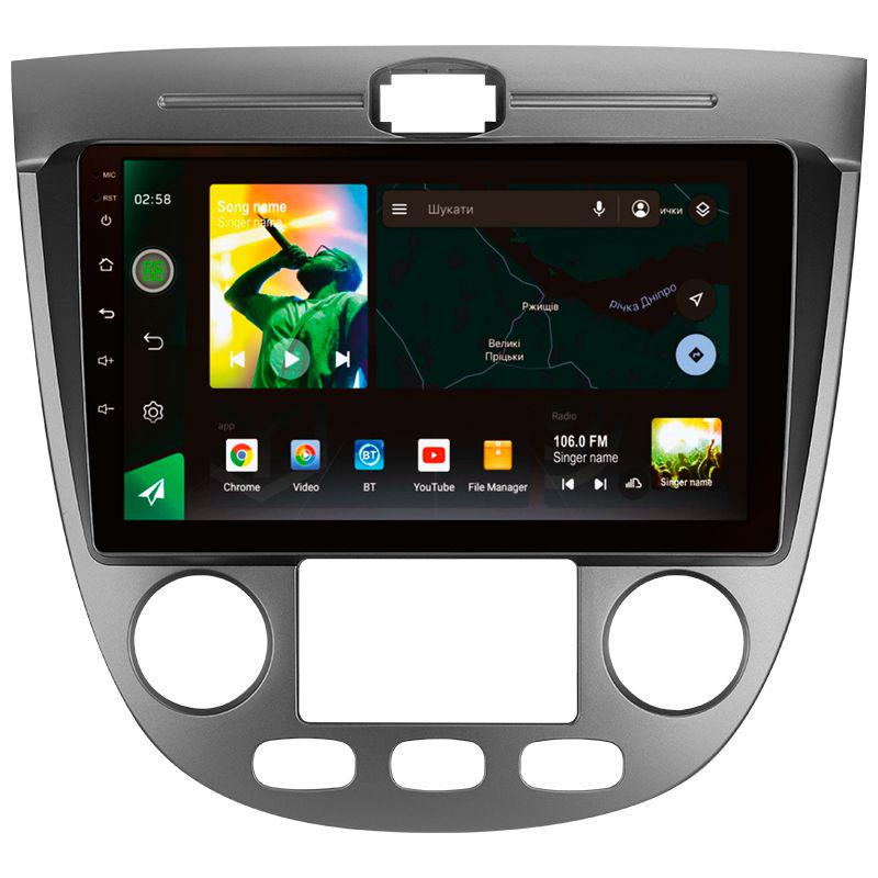 Автомагнітола штатна Sigma X9464 4/64 GB 4G DSP для Chevrolet Lacetti J200 Buick Excelle Hrv 2004-2013 F2 9" (AR-86082)