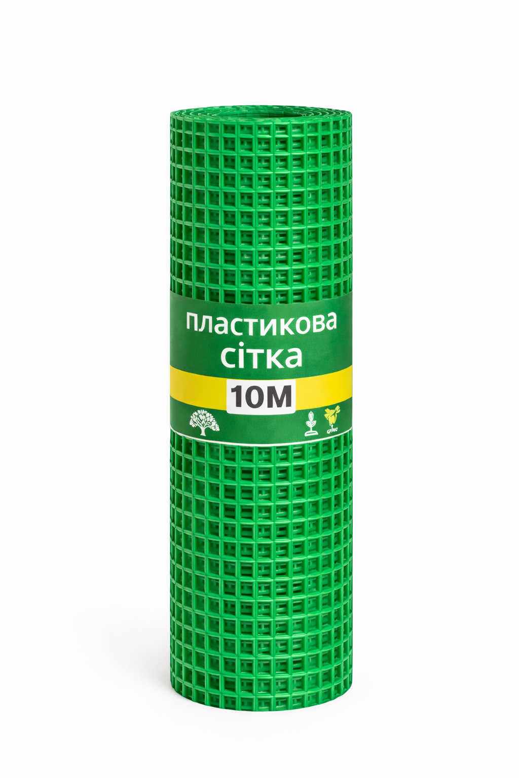 Сетка пластиковая Клевер для заборов и сада 20х20 мм/1х10 м Светло-зеленый (32368233)