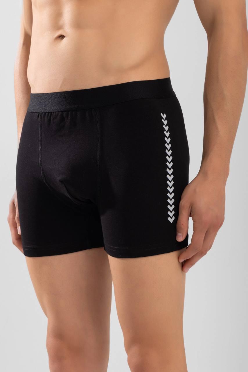 Трусы боксеры мужские BAYKAR М р. 44-46 Черный (1244-02)