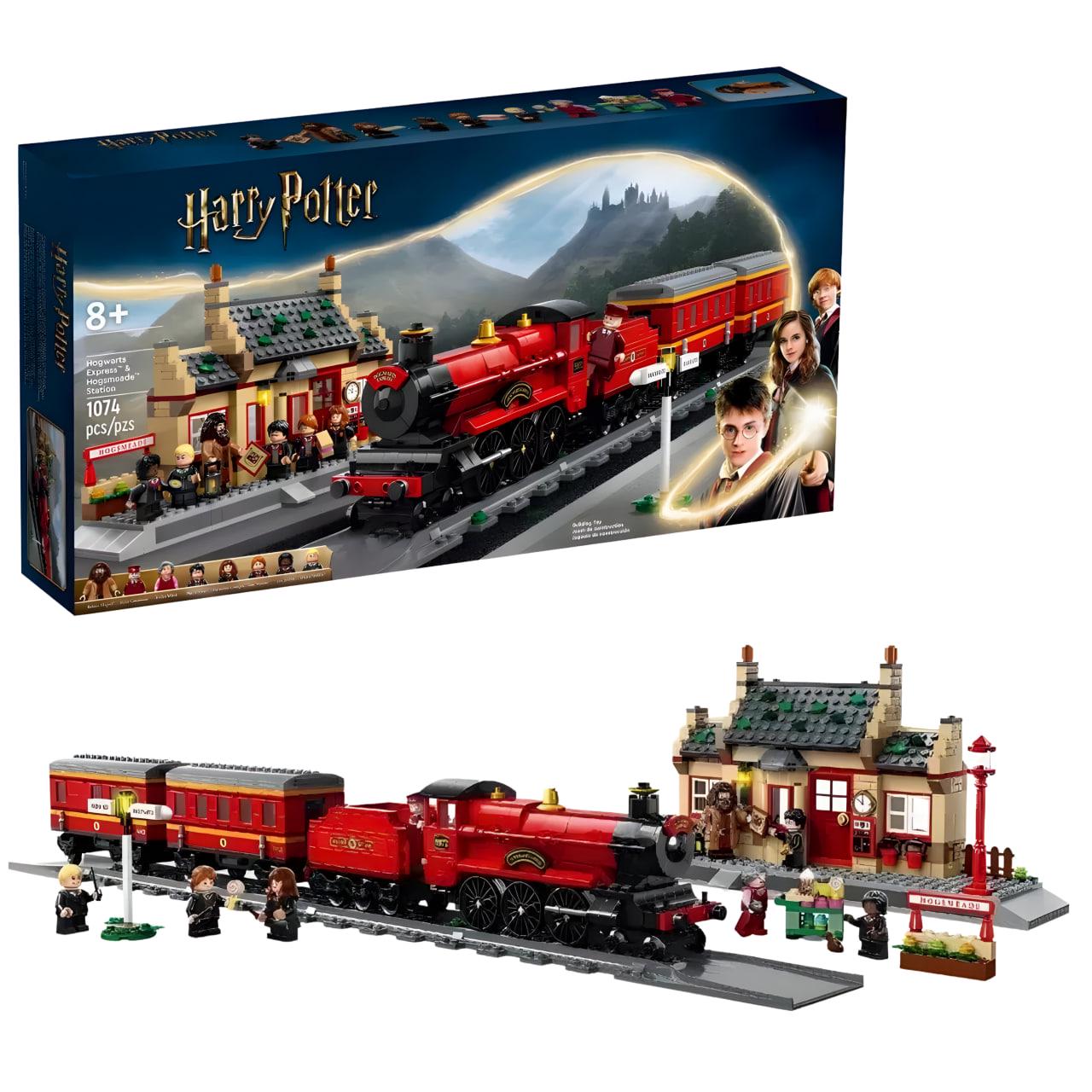 Конструктор детский Harry Potter Хогвартс-экспресс и станция Хогсмид 1074 дет. (6121)
