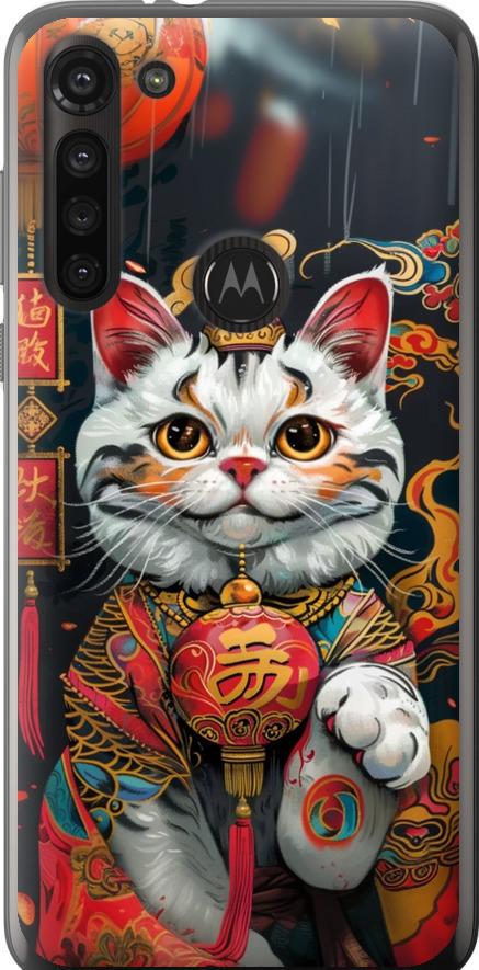 Чехол на Motorola G8 Power China Cat v2 (6135u-1940-42517)