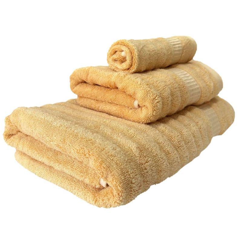 Набор полотенец бамбуковых 3 шт. Светло-коричневый (701403)