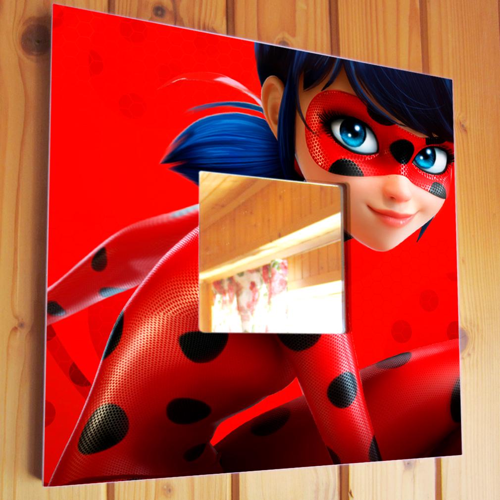 Зеркало декоративное в детскую "Ladybug" 260х260 мм (M03828)
