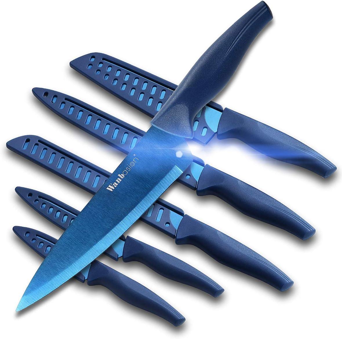 Набір кухонних ножів Wanbasion Blue Набір кухонних ножів Wanbasion Blue