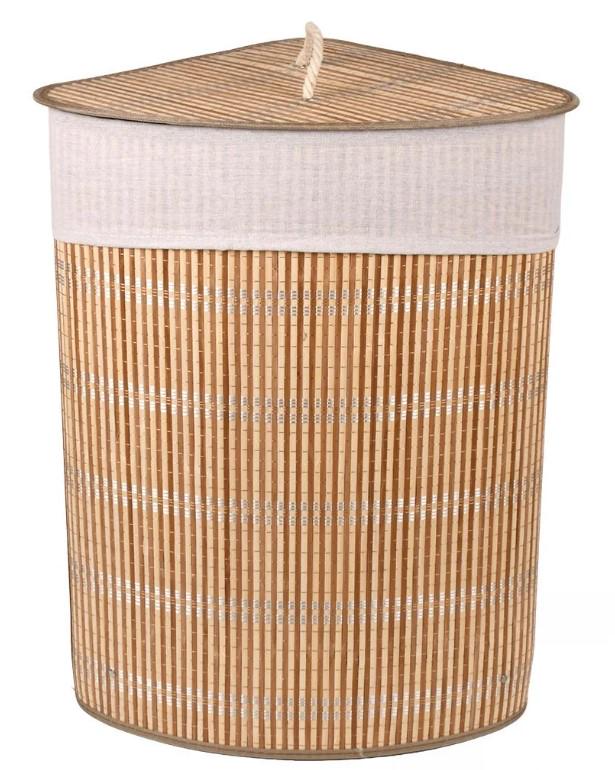 Корзина для белья складная угловая 48х35х60 (R35876)