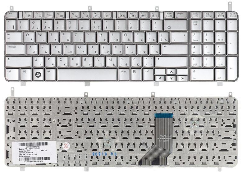 Клавиатура для ноутбука HP Pavilion DV8-1100 Silver