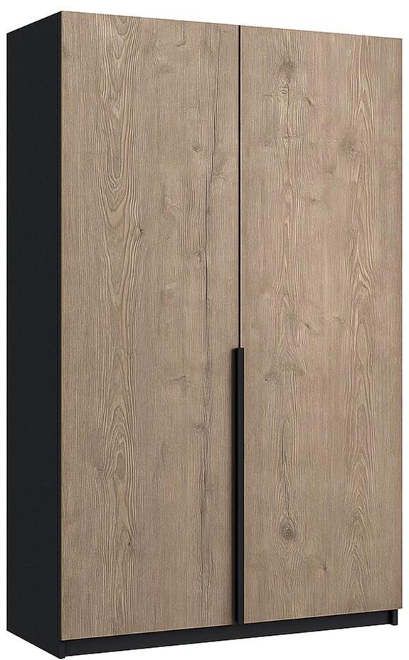 Шафа розпашна 2-х дверна Siesta Prestigio 80 Дуб шервуд/Сірий (RTS2Prestigio80С-ДШ)