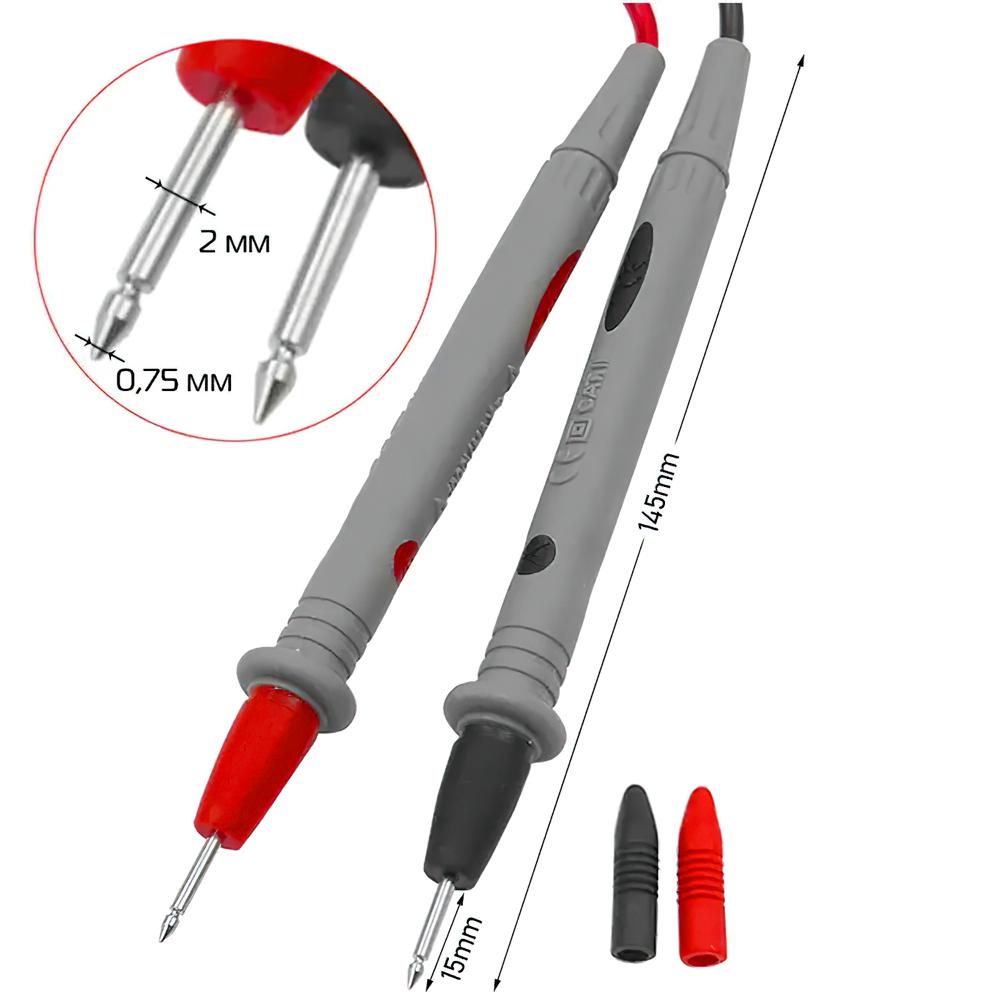 Щупы для мультиметра с иглами CAT.3 1000V 10A Multimeter test leads (1009541-White) - фото 3