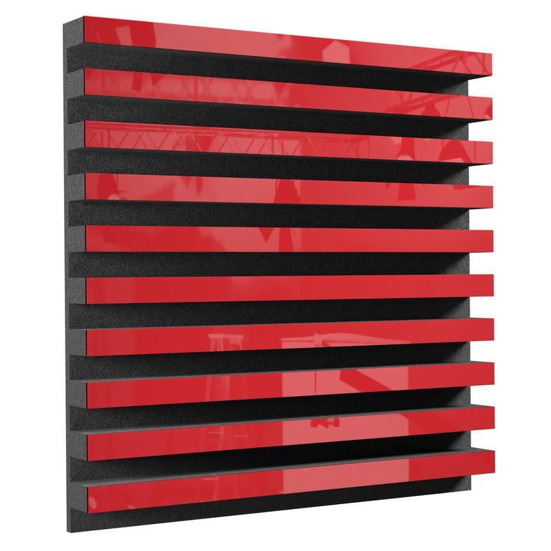 Акустическая панель Ecosound Comb Plastic 50х50 см 53 мм Красный (1290) Акустическая панель Ecosound Comb Plastic 50х50 см 53 мм Красный (1290)