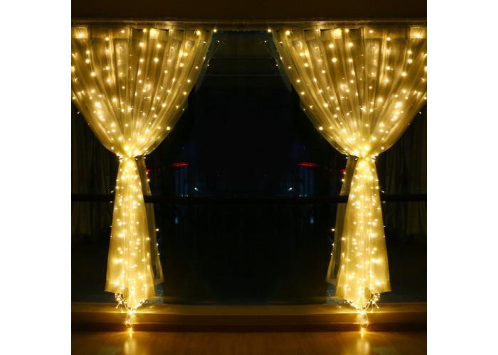 Светодиодная гирлянда-штора Warm 3х2 м White (115999) - фото 3 Светодиодная гирлянда-штора Warm 3х2 м White (115999) - фото 3