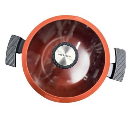 Кастрюля с крышкой Neoflam EC-DC-C24I мраморное покрытие 24 см 4,8 л Черно-красный (1929251714) - фото 10 Кастрюля с крышкой Neoflam EC-DC-C24I мраморное покрытие 24 см 4,8 л Черно-красный (1929251714) - фото 10