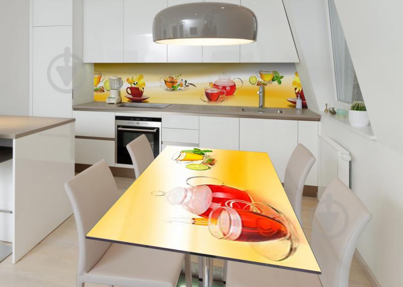 Наклейка 3Д виниловая на стол Zatarga «Чайхана» 600х1200 мм (Z182542st)