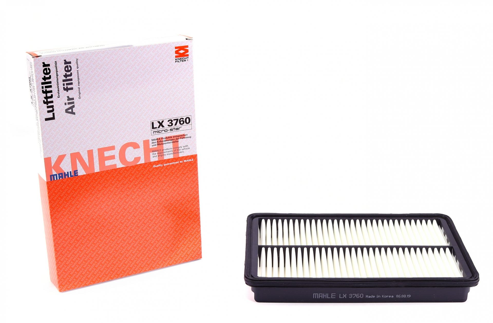 Фильтр воздушный KNECHT для Hyundai Santa Fe/Kia Sorento 2,0/2,2CRDi 12- (LX 3760)