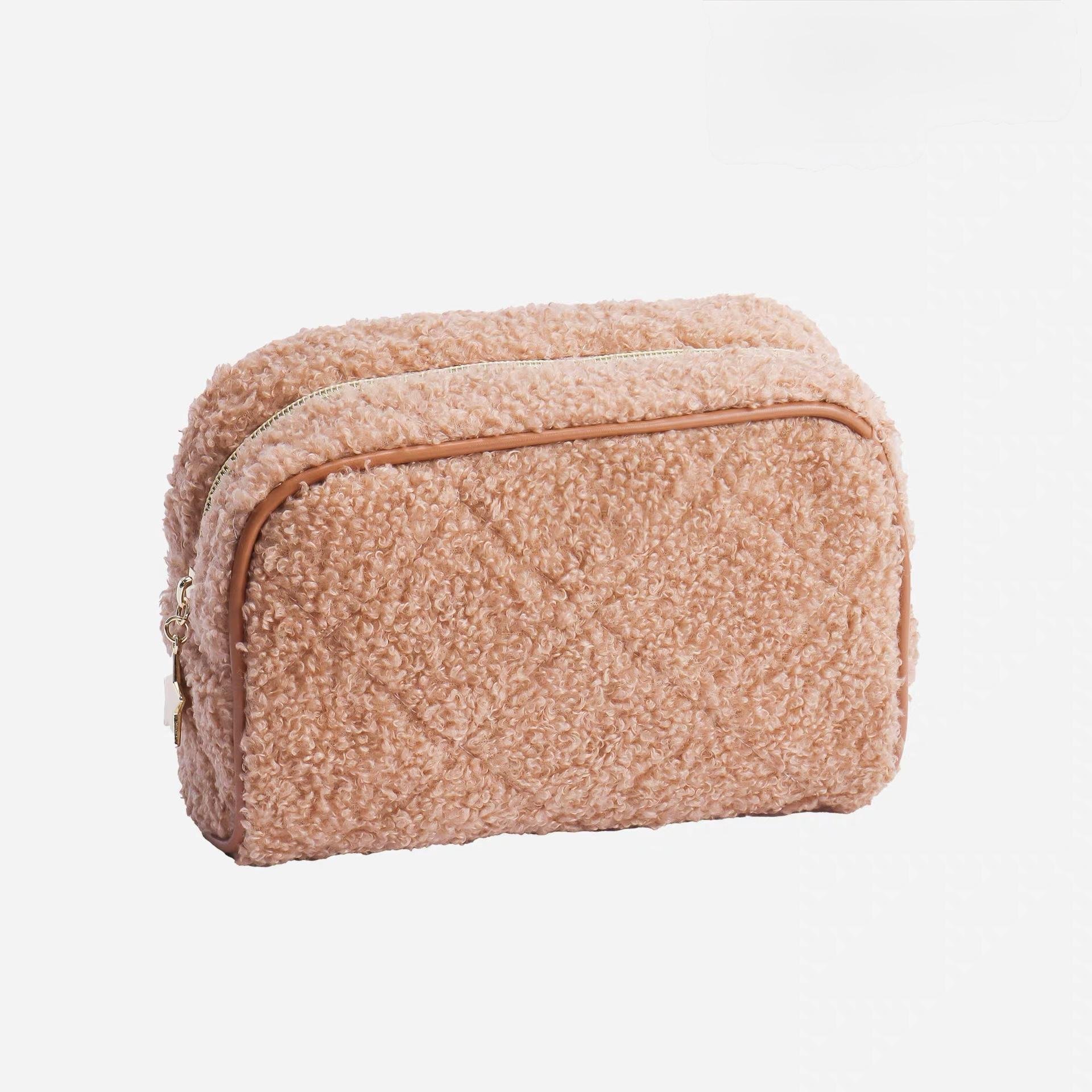 Косметичка warm story Тедди квадрат Коричневый (0080)