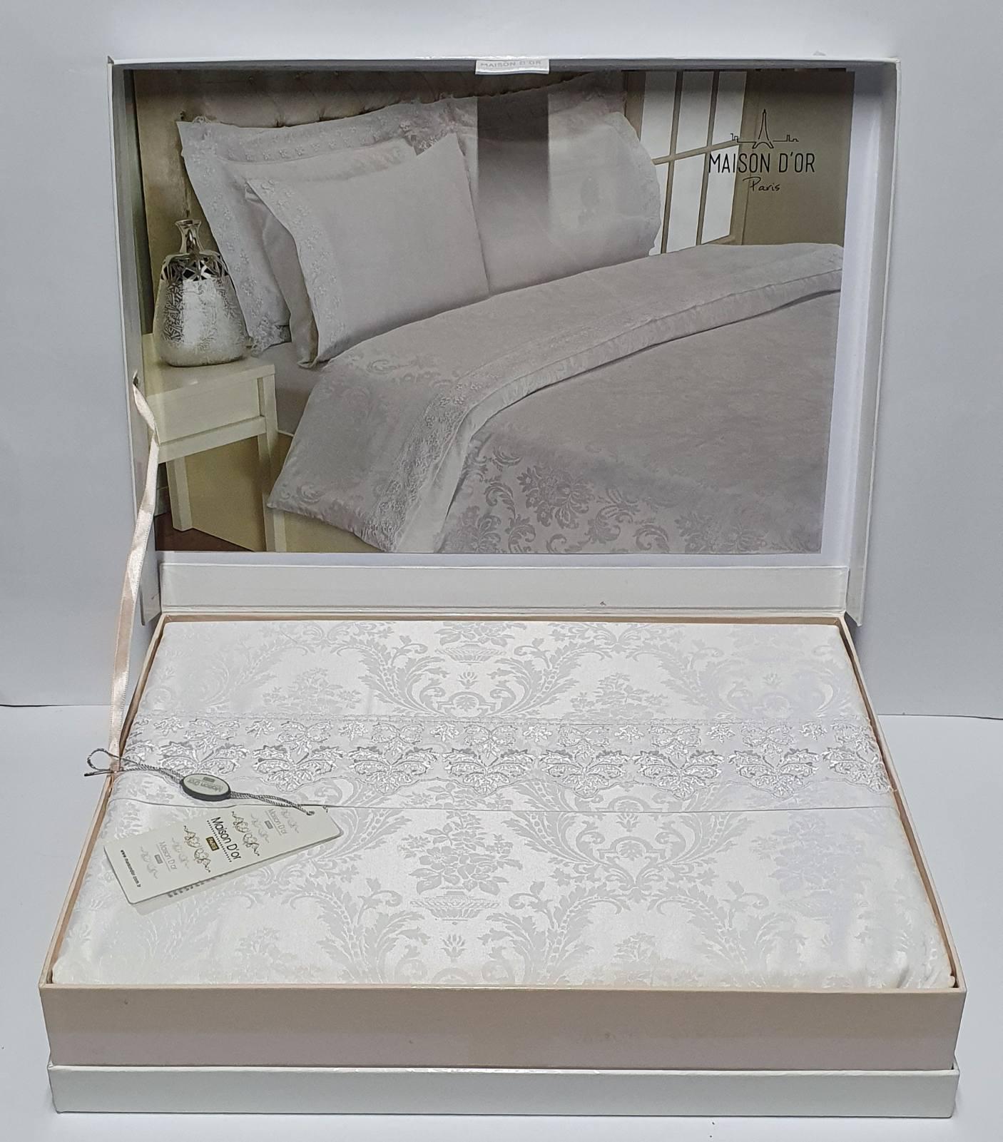 Комплект постельного белья Maison D'or 200х220 Zeyna Beyaz (CN6158)