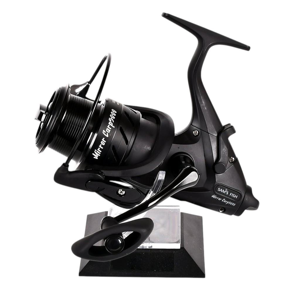Катушка с бейтранером Sam's Fish Mirror Carp 5000 и 2 шпулями Черный (SF24341-5)