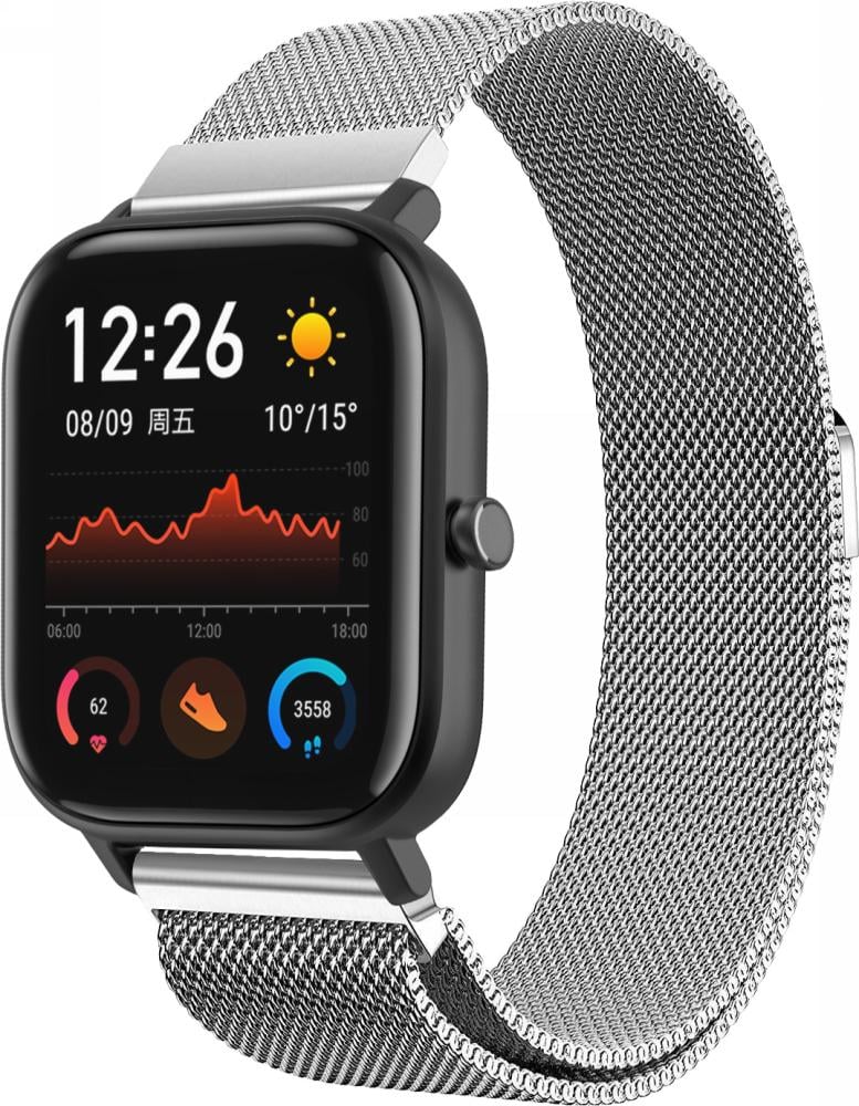 Ремешок Миланская петля Milano для Amazfit GTS Silver (13108-59)