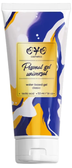 Гель універсальний зволожувальний на водній основі OYO Personal Gel Universal з молочною кислотою 50 м (2179353371)
