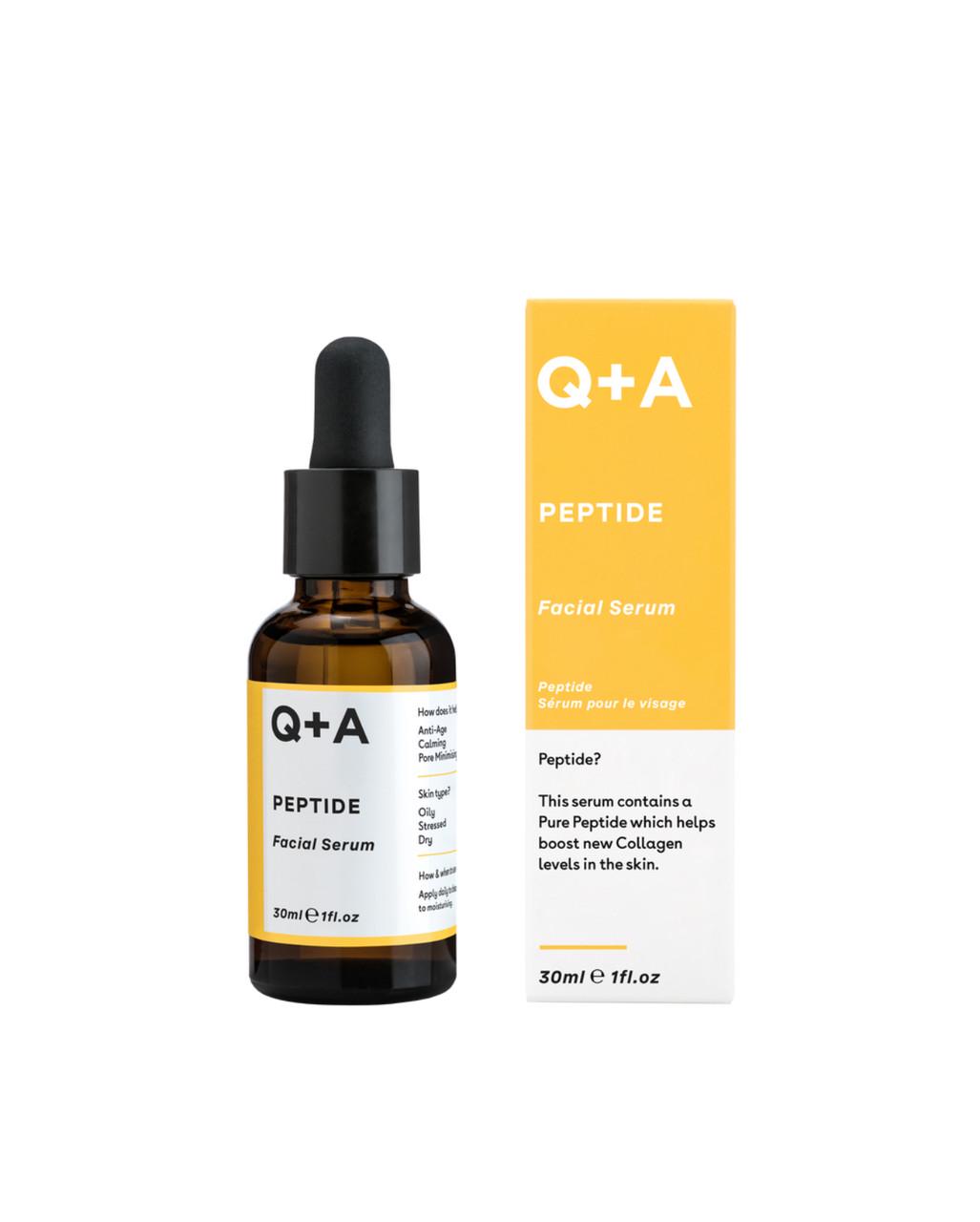 Сыворотка для лица Q+A Peptide Facial Serum антивозрастная пептидная 30 мл (A1021)