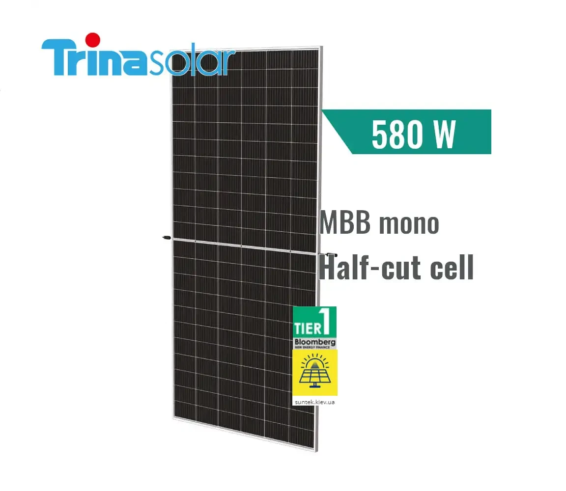 Солнечная панель Trina 580 W (TSM-DE19R) - фото 2 Солнечная панель Trina 580 W (TSM-DE19R) - фото 2