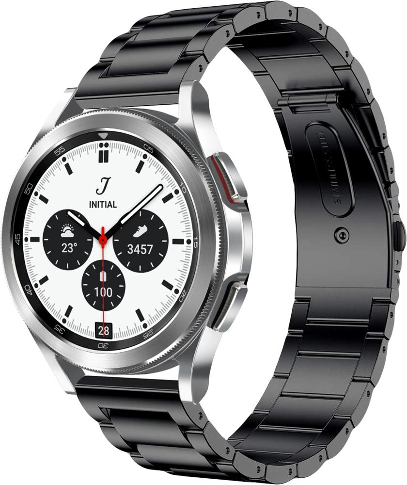 Браслет металлический Shape для Galaxy Watch 4 Classic 42 мм Black (25297-2B) - фото 1 Браслет металлический Shape для Galaxy Watch 4 Classic 42 мм Black (25297-2B) - фото 1