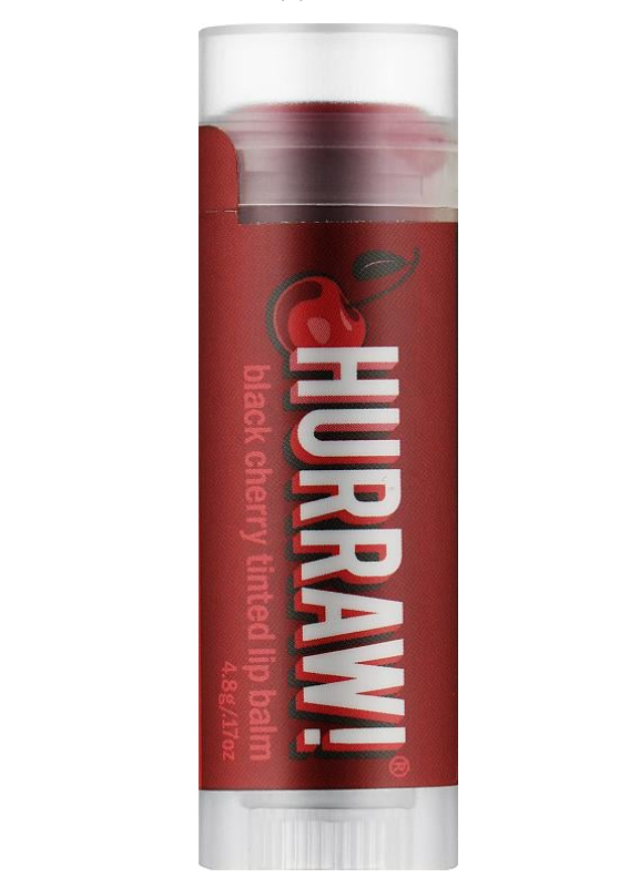 Бальзам для губ Hurraw! Black Cherry Tinted Lip Balm Вишня (1794025411) - фото 1