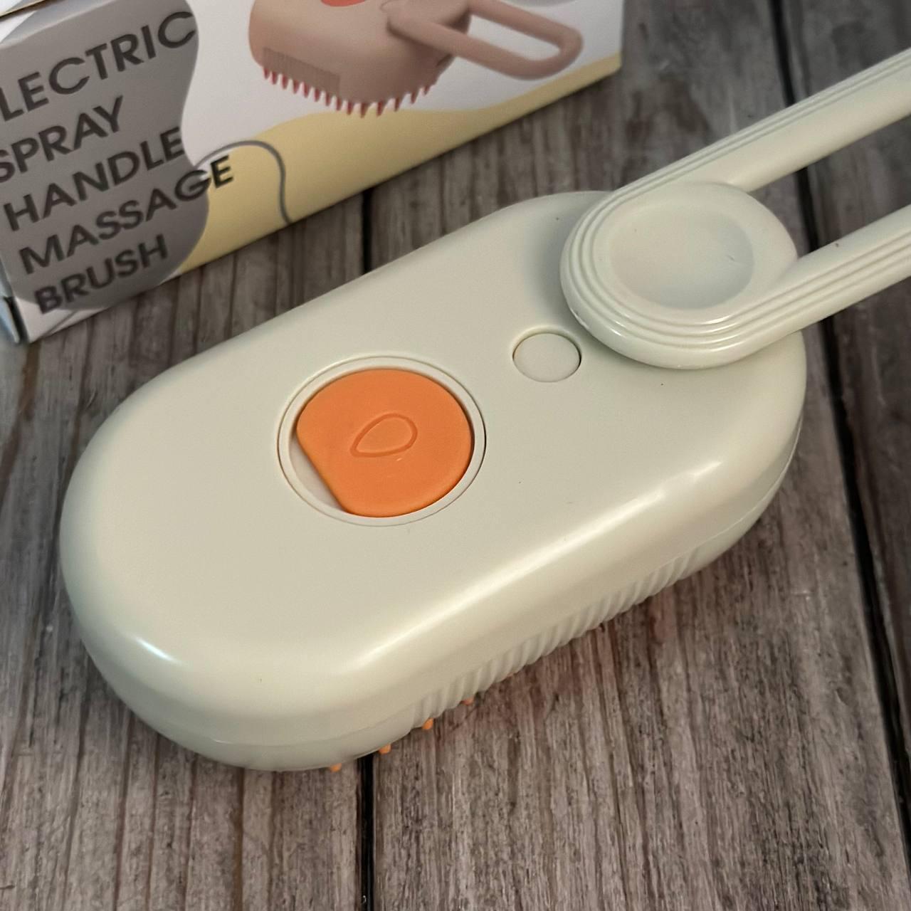 Парова щітка-масажер 3в1 Рет Spray Massage BrusH з паровим розпилювачем для вичісування собак та котів - фото 9