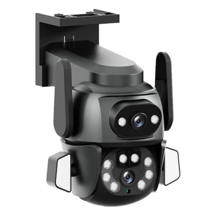 Камера видеонаблюдения Rias Q821 IP CareCamPro APP Wi-Fi 2 объектива 2MP с удаленным доступом (2120391534)