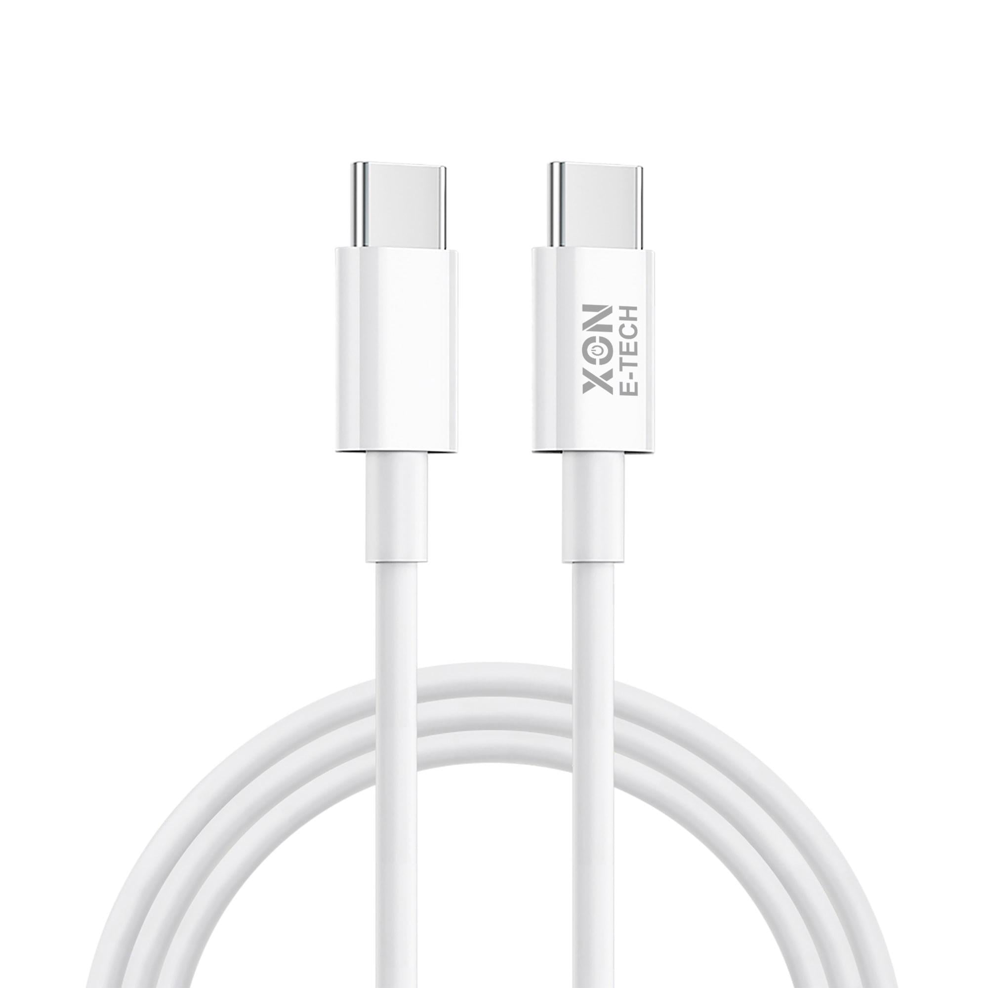 Кабель XON SmartCable MaxCharge Type-C - Type-C 60W 3 м Белый (SC102C6W3W 4906)