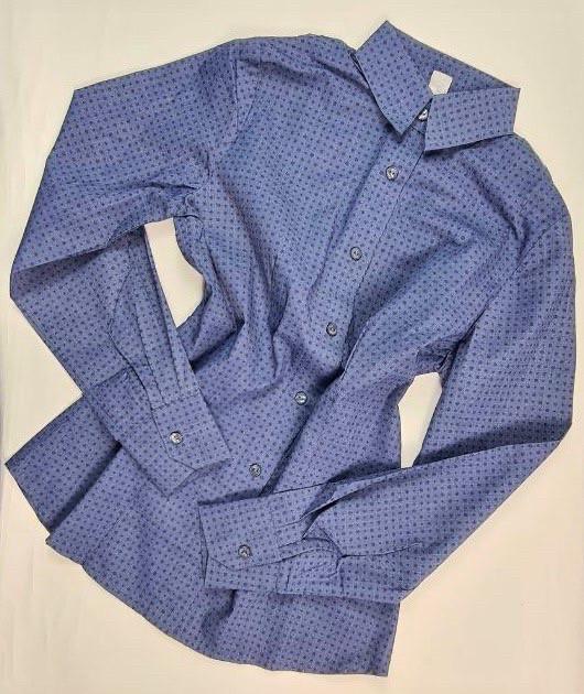 Сорочка жіноча приталена S Синій (1792955788)