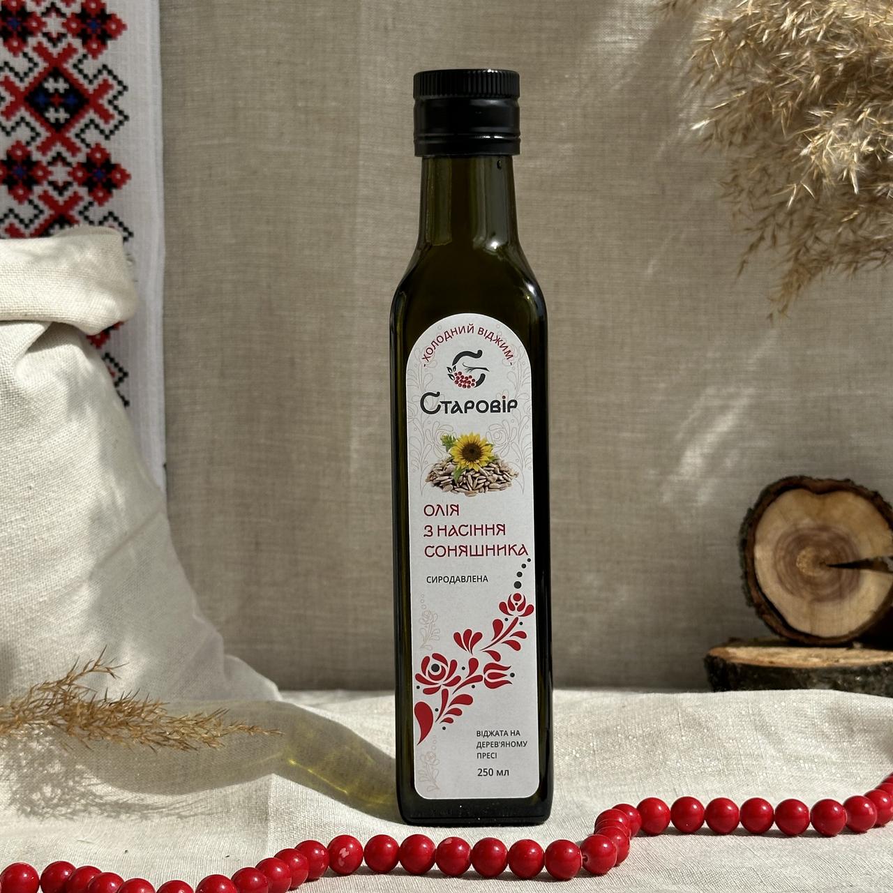 Олія насіння соняшнику Старовір 250 мл (1384686137)