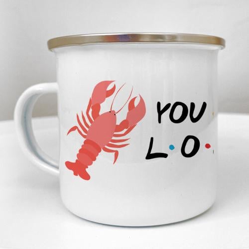 Чашка металева Camper You are my lobster 250 мл (KRM_DR012)