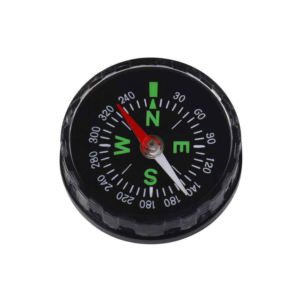 Компас туристический C-45A жидкостной 4,5 см Черный (29466195)