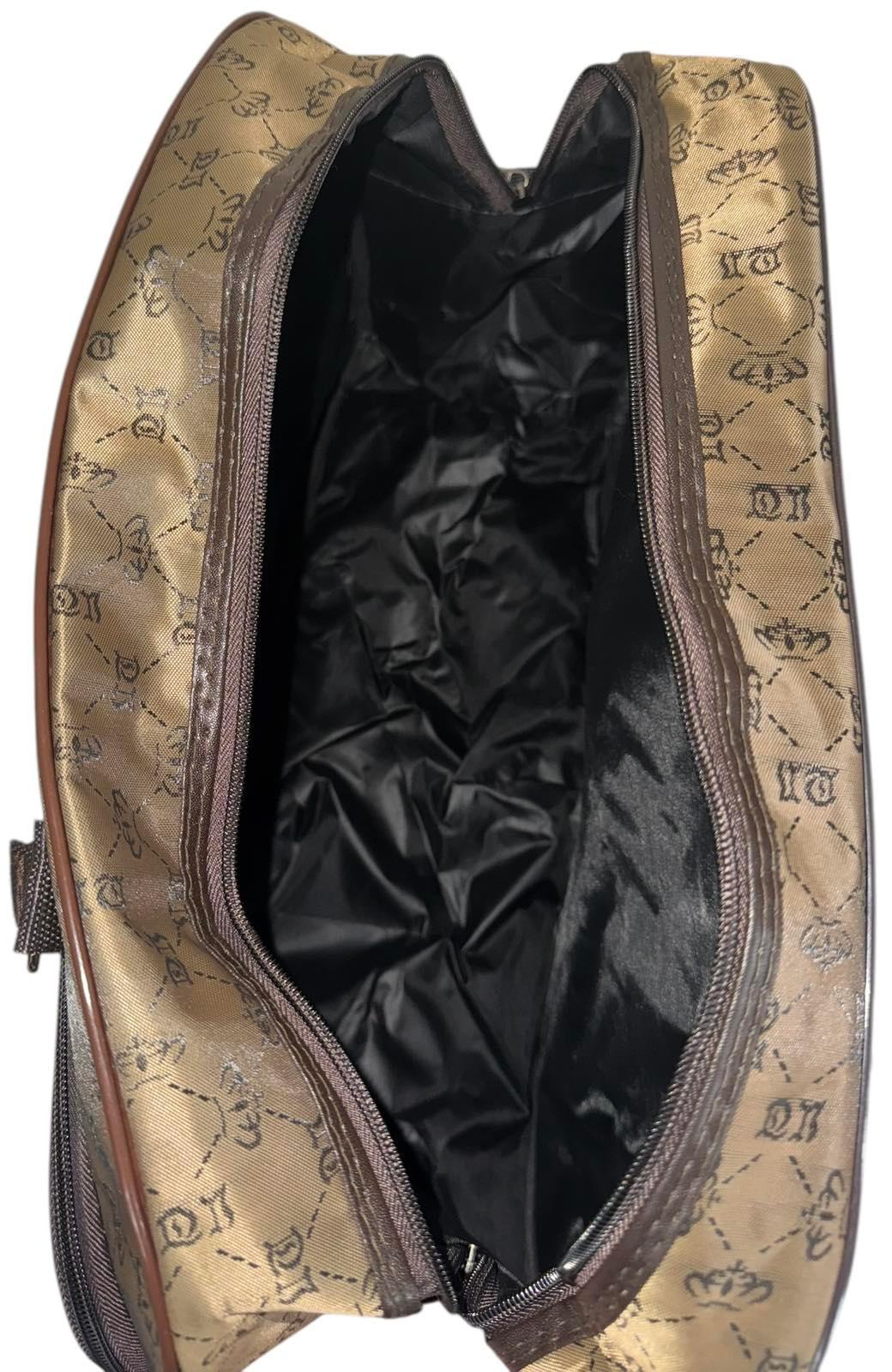 Сумка дорожная ручная кладь с длинным ремнем через плечо Коричневый (8807BB) - фото 5 Сумка дорожная ручная кладь с длинным ремнем через плечо Коричневый (8807BB) - фото 5