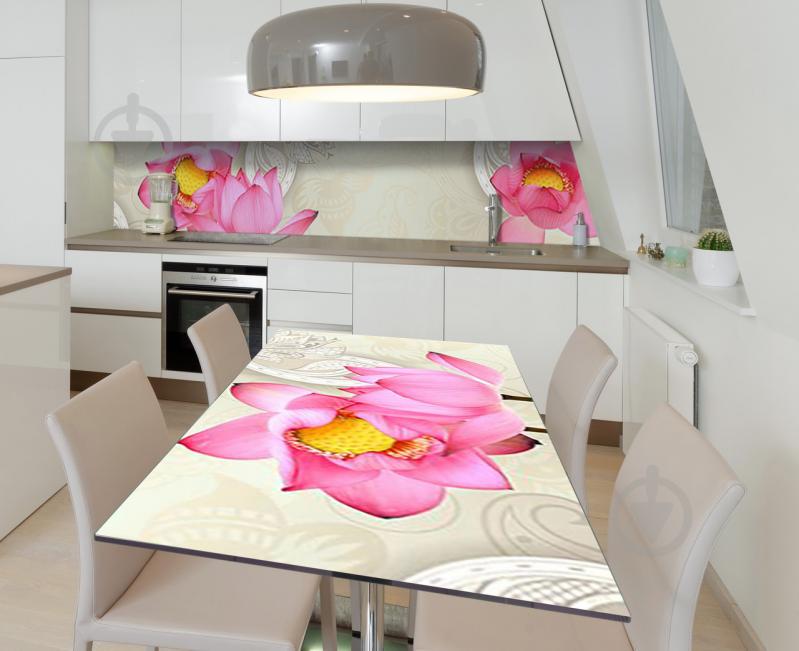 Наклейка 3Д виниловая на стол Zatarga «Неотразимые бутоны» 600х1200 мм (Z184402st)